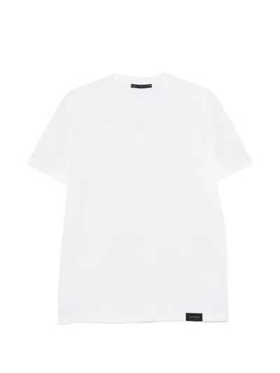 Low Brand T-shirt In Jersey Di Cotone In White