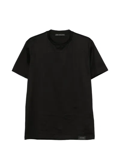 Low Brand Logo-patch T-shirt In Black