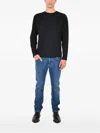Low Brand Long-sleeve T-shirt In Black