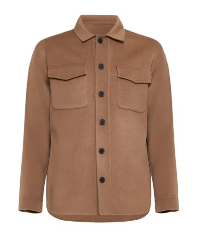 Low Brand Long-sleeved Shirt In Brown
