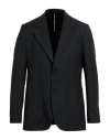 Low Brand Man Blazer Midnight Blue Size 3 Polyester, Virgin Wool, Viscose In Black