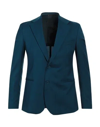 Low Brand Man Blazer Deep Jade Size 7 Wool In Green