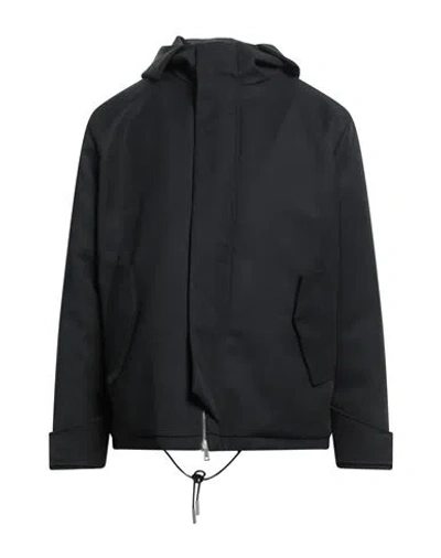 Low Brand Man Jacket Black Size 3 Polyester, Virgin Wool