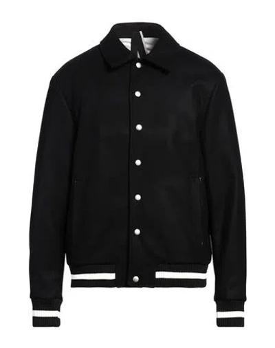 Low Brand Man Jacket Black Size 5 Virgin Wool, Polyamide, Cashmere