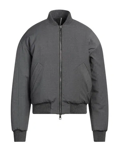 Low Brand Man Jacket Grey Size Xl Polyester, Wool, Elastane In Gray