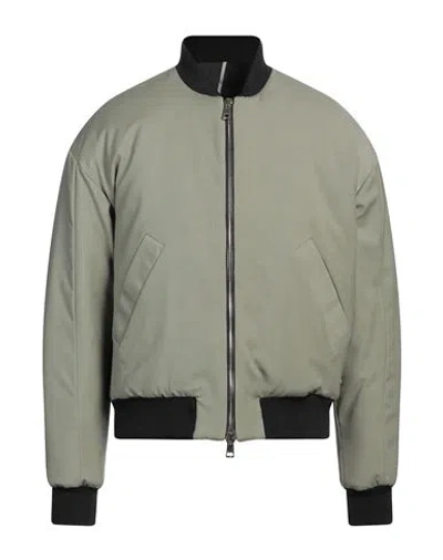 Low Brand Man Jacket Military Green Size L Polyester, Wool, Elastane