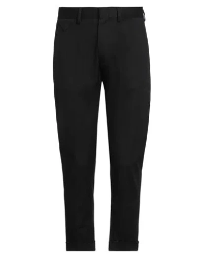LOW BRAND LOW BRAND MAN PANTS BLACK SIZE 31 COTTON, ELASTANE