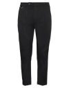 Low Brand Man Pants Black Size 38 Cotton, Elastane