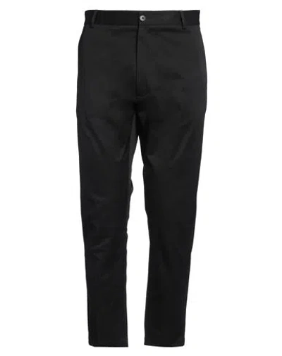 LOW BRAND LOW BRAND MAN PANTS BLACK SIZE 34 COTTON, ELASTANE