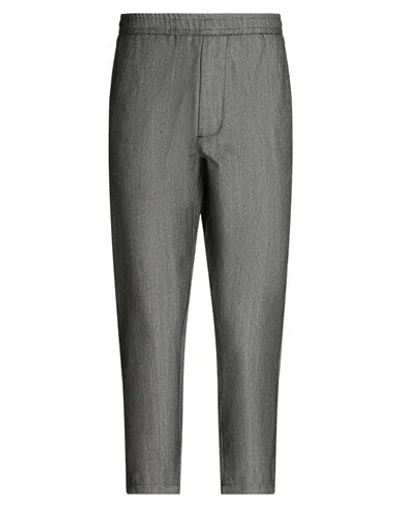 Low Brand Man Pants Black Size 6 Cotton, Wool, Elastane