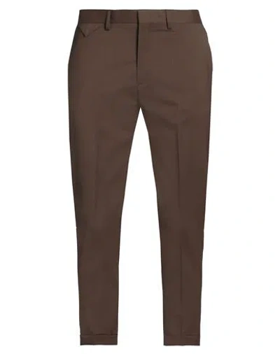 Low Brand Patrick Pants In Brown Wool In Brown