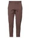 Low Brand Man Pants Brown Size 38 Virgin Wool, Polyester, Lycra