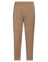 Low Brand Taylor Drawstring Tapered Trousers In Brown