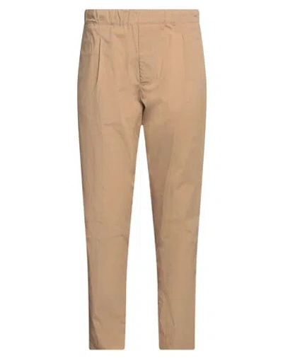 Low Brand Man Pants Camel Size 6 Cotton, Polyamide, Elastane In Beige