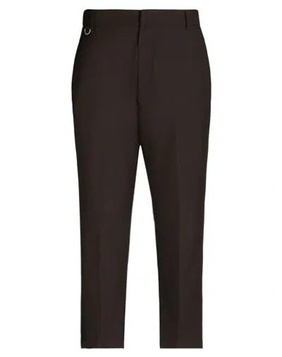 Low Brand Man Pants Chocolate Brown Size 36 Polyester, Virgin Wool In Brown