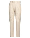 Low Brand Man Pants Cream Size 31 Virgin Wool In White