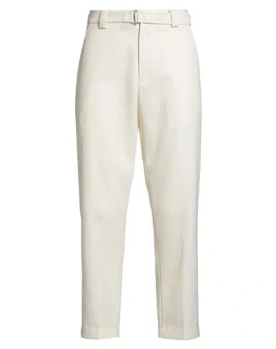 Low Brand Man Pants Cream Size 33 Polyester, Virgin Wool