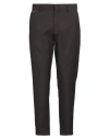 Low Brand Man Pants Dark Brown Size 34 Polyester, Virgin Wool