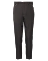 Low Brand Man Pants Dark Brown Size 34 Polyester, Virgin Wool