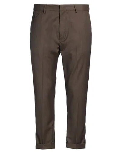 Low Brand Man Pants Dark Brown Size 38 Virgin Wool