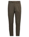 Low Brand Man Pants Dark Green Size 32 Cotton, Elastane