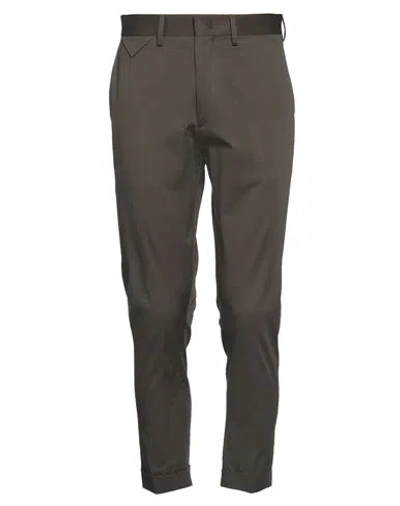 Low Brand Man Pants Dark Green Size 32 Cotton, Elastane In Green