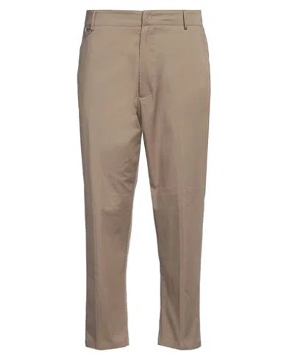 Low Brand Man Pants Khaki Size 32 Cotton, Elastane In Beige
