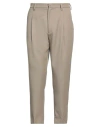 Low Brand Man Pants Khaki Size 33 Polyester, Virgin Wool In Beige