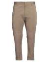 Low Brand Man Pants Khaki Size 32 Cotton, Elastane In Beige