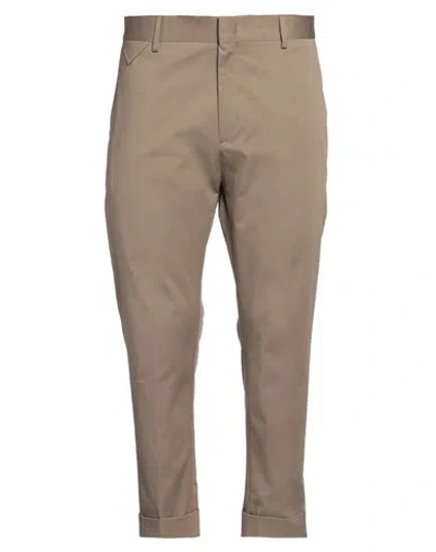 LOW BRAND LOW BRAND MAN PANTS KHAKI SIZE 32 COTTON, ELASTANE