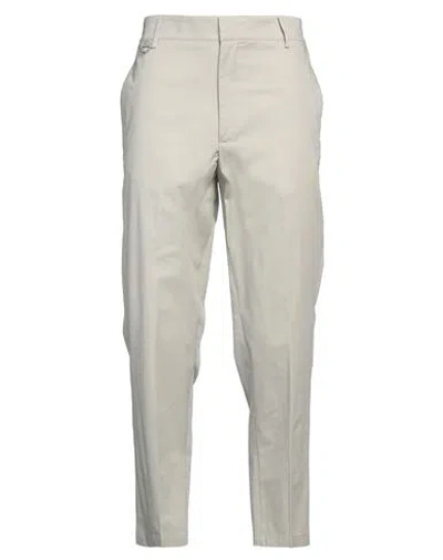 Low Brand Man Pants Light Grey Size 33 Cotton, Elastane