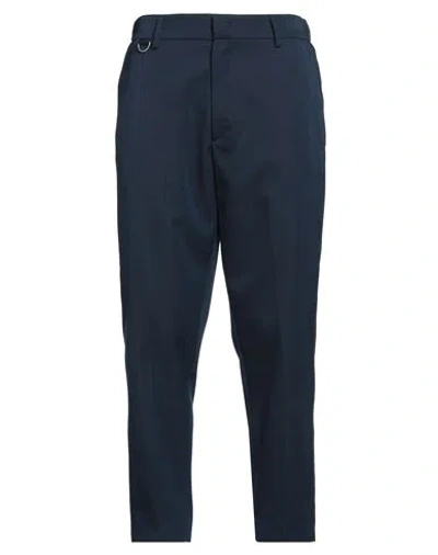 Low Brand Man Pants Midnight Blue Size 33 Polyester, Virgin Wool