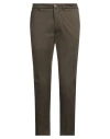 Low Brand Man Pants Military Green Size 30 Cotton, Elastane In Brown