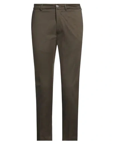 Low Brand Man Pants Military Green Size 30 Cotton, Elastane In Brown