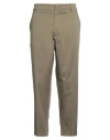 Low Brand Man Pants Military Green Size 34 Cotton, Elastane In Green