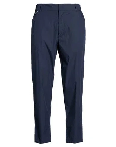 Low Brand Man Pants Navy Size 32 Cotton, Polyamide, Elastane In Blue