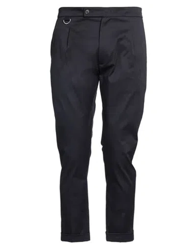 Low Brand Man Pants Navy Size 34 Cotton, Elastane In Navy