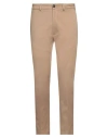Low Brand Man Pants Sand Size 30 Cotton, Elastane In Beige