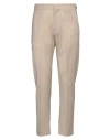 Low Brand Man Pants Khaki Size 34 Polyester, Virgin Wool In Beige