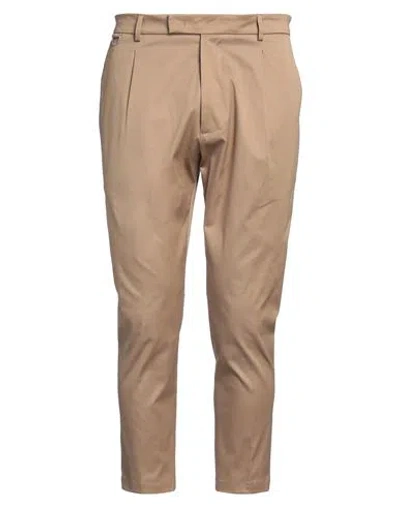 Low Brand Man Pants Sand Size 35 Cotton, Elastane In Brown