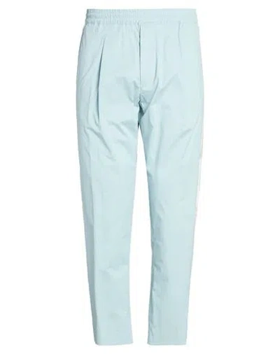 Low Brand Man Pants Sky Blue Size 3 Cotton, Elastane In Multi