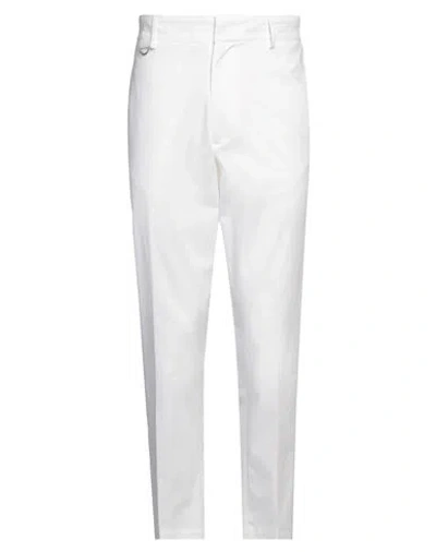Low Brand Man Pants White Size 30 Cotton, Elastane