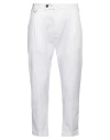 Low Brand Man Pants White Size 32 Cotton, Elastane In White