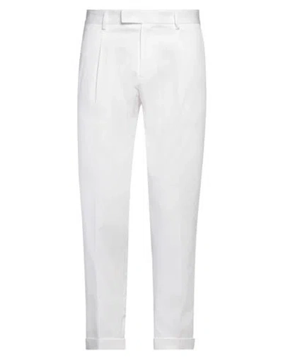 Low Brand Man Pants White Size 32 Cotton, Elastane