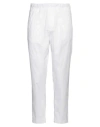Low Brand Man Pants White Size 6 Cotton, Polyamide, Elastane