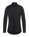 Low Brand Man Shirt Black Size 5 Cotton, Polyamide, Elastane