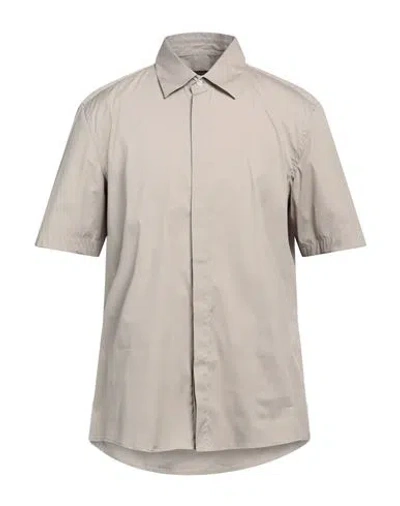 Low Brand Man Shirt Grey Size 5 Cotton, Polyamide, Elastane