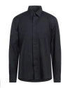 Low Brand Man Shirt Midnight Blue Size 6 Cotton, Polyamide, Elastane
