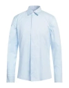 Low Brand Man Shirt Sky Blue Size 4 Cotton, Polyamide, Elastane