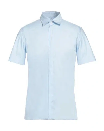 Low Brand Man Shirt Sky Blue Size 5 Cotton, Polyamide, Elastane